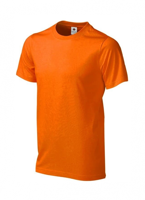 A款圓領-橙色素T 工作服作品