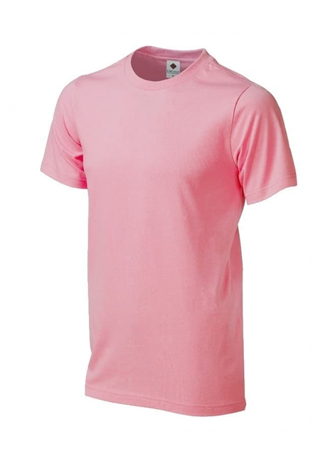 A款圓領-粉紅色素T 工作服作品